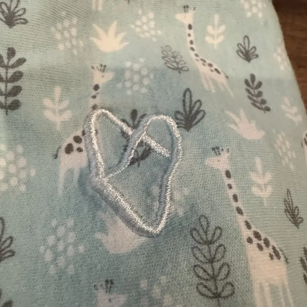Swaddle Me Sleep Sack One M 7-14 lbs and One L Blue Wearable Blanket STAIN